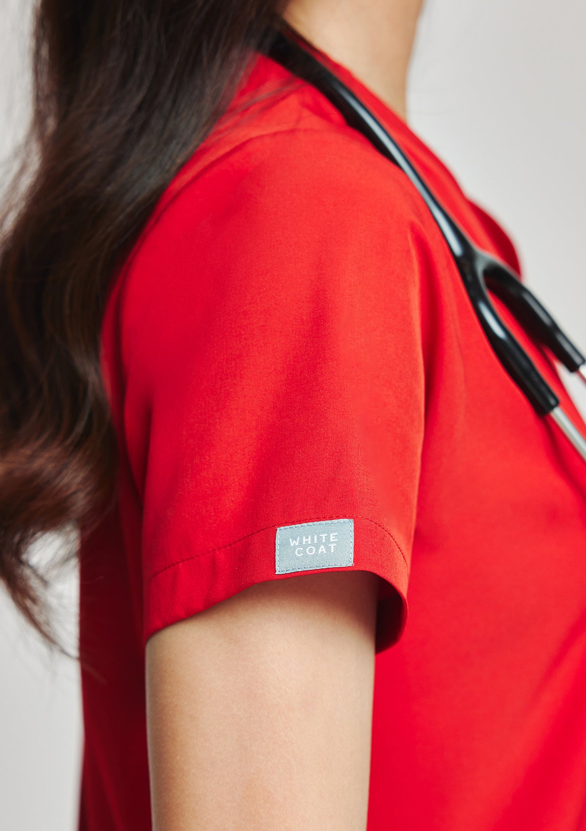 4-Pocket MoveTech® Scrub Top - Women / Cherry Pop