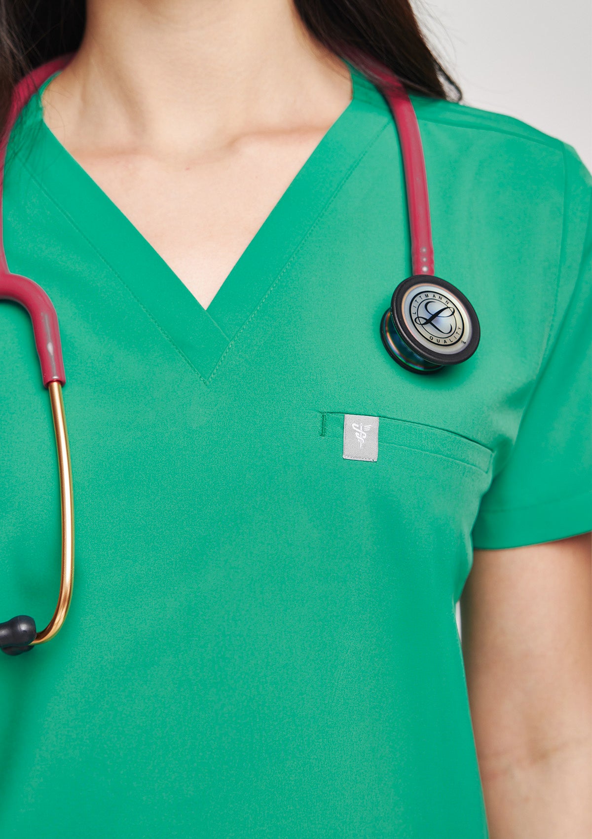 5-Pocket MoveTech® Scrub Top - Women / Cactus