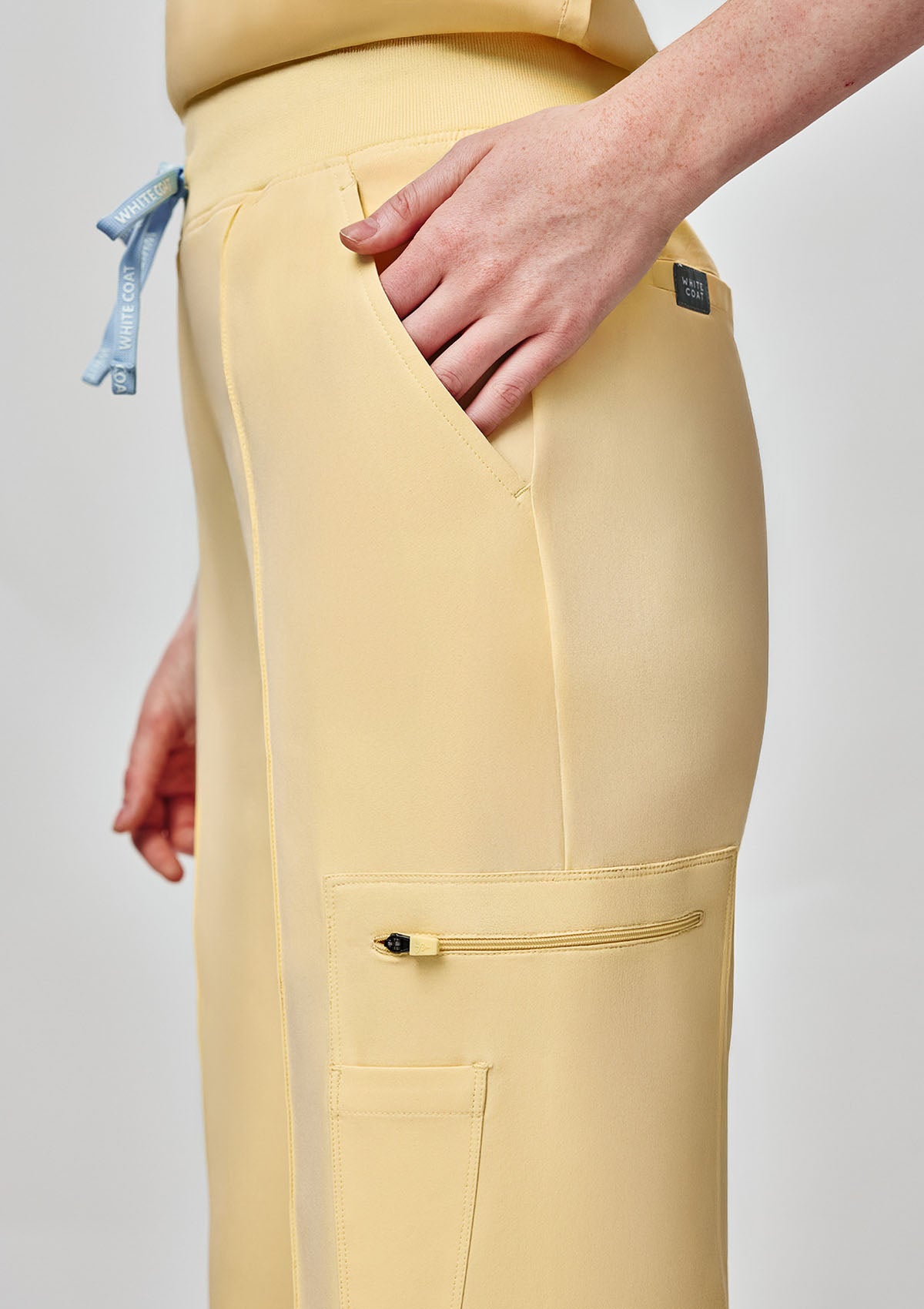 Wide Leg MoveTech® Scrub Pants Core+ - Women / Buttercream