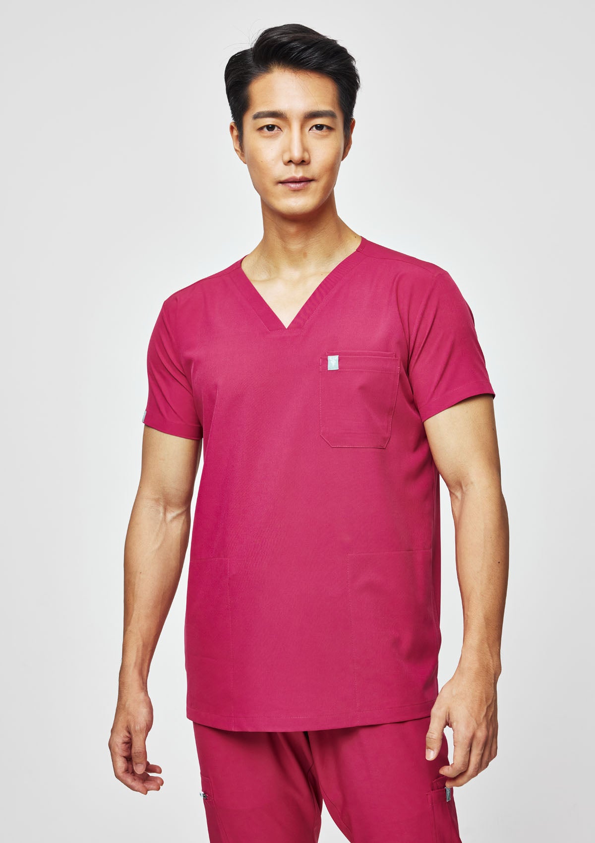 4-Pocket MoveTech® Scrub Top - Men / Orchid Crush