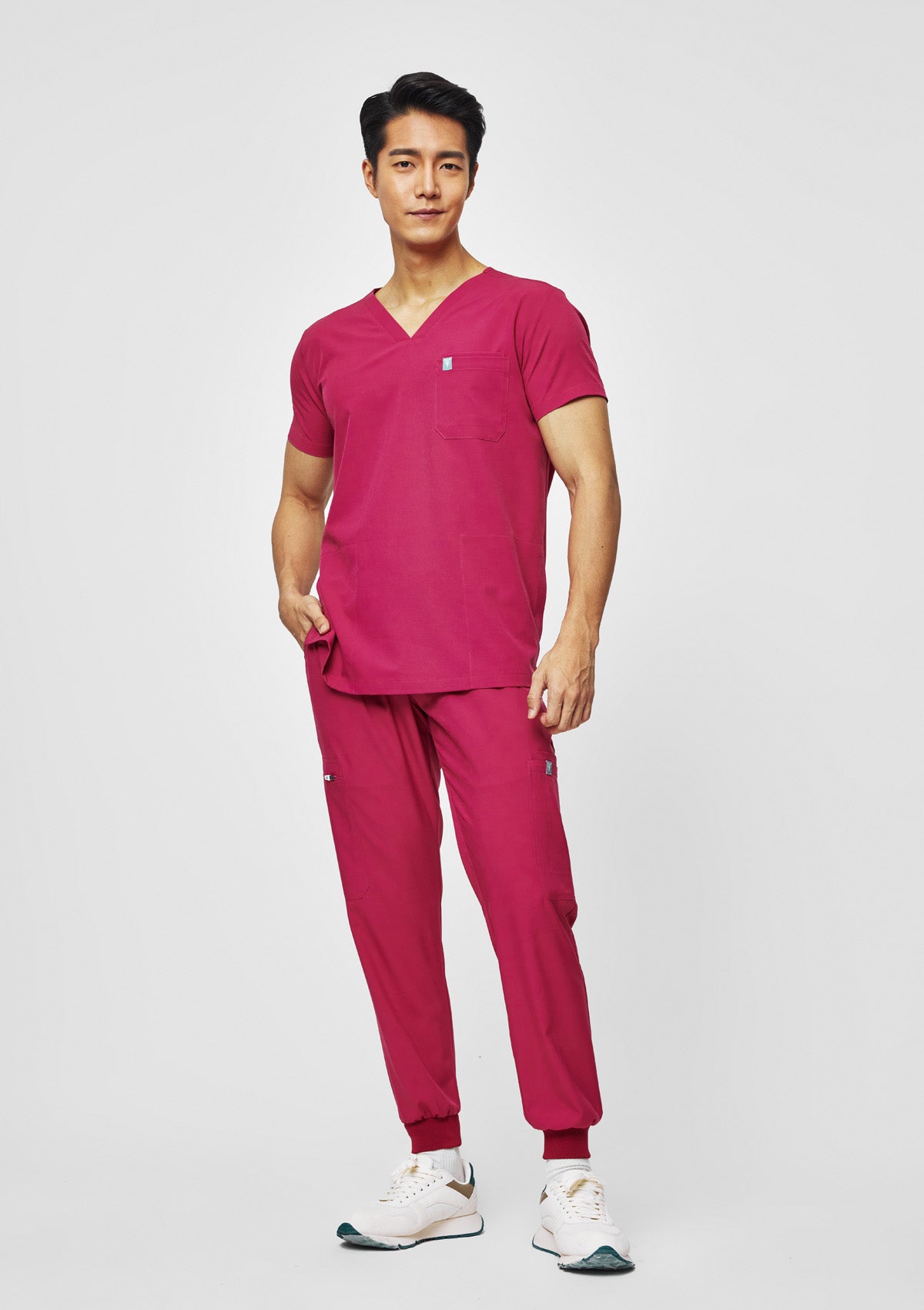 4-Pocket MoveTech® Scrub Top - Men / Orchid Crush