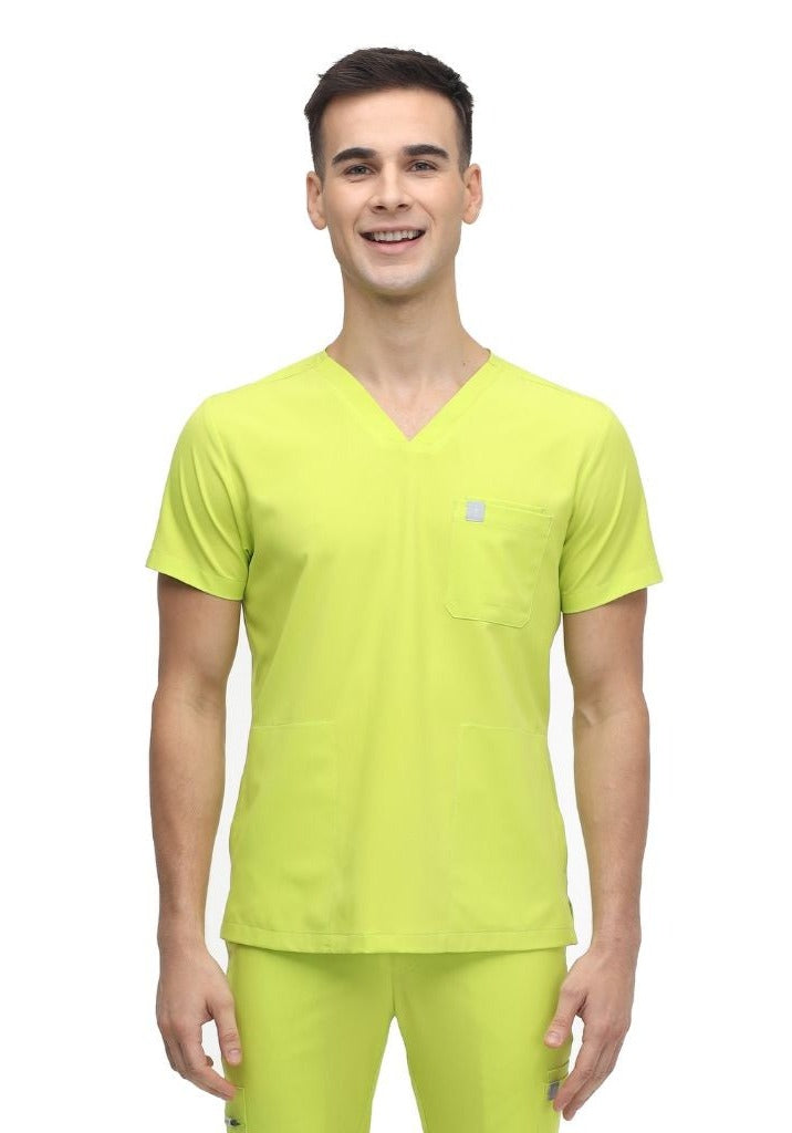 4-Pocket MoveTech® Scrub Top 2.0 - Men / Atomic Yellow