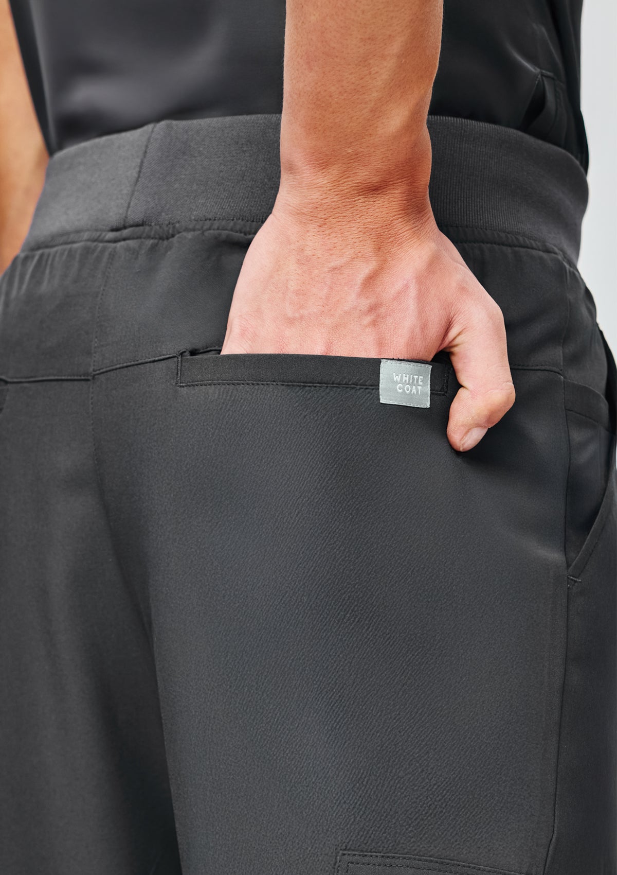 Ribbed Straight Cut MoveTech® Scrub Pants Core+ - Men / Graphite