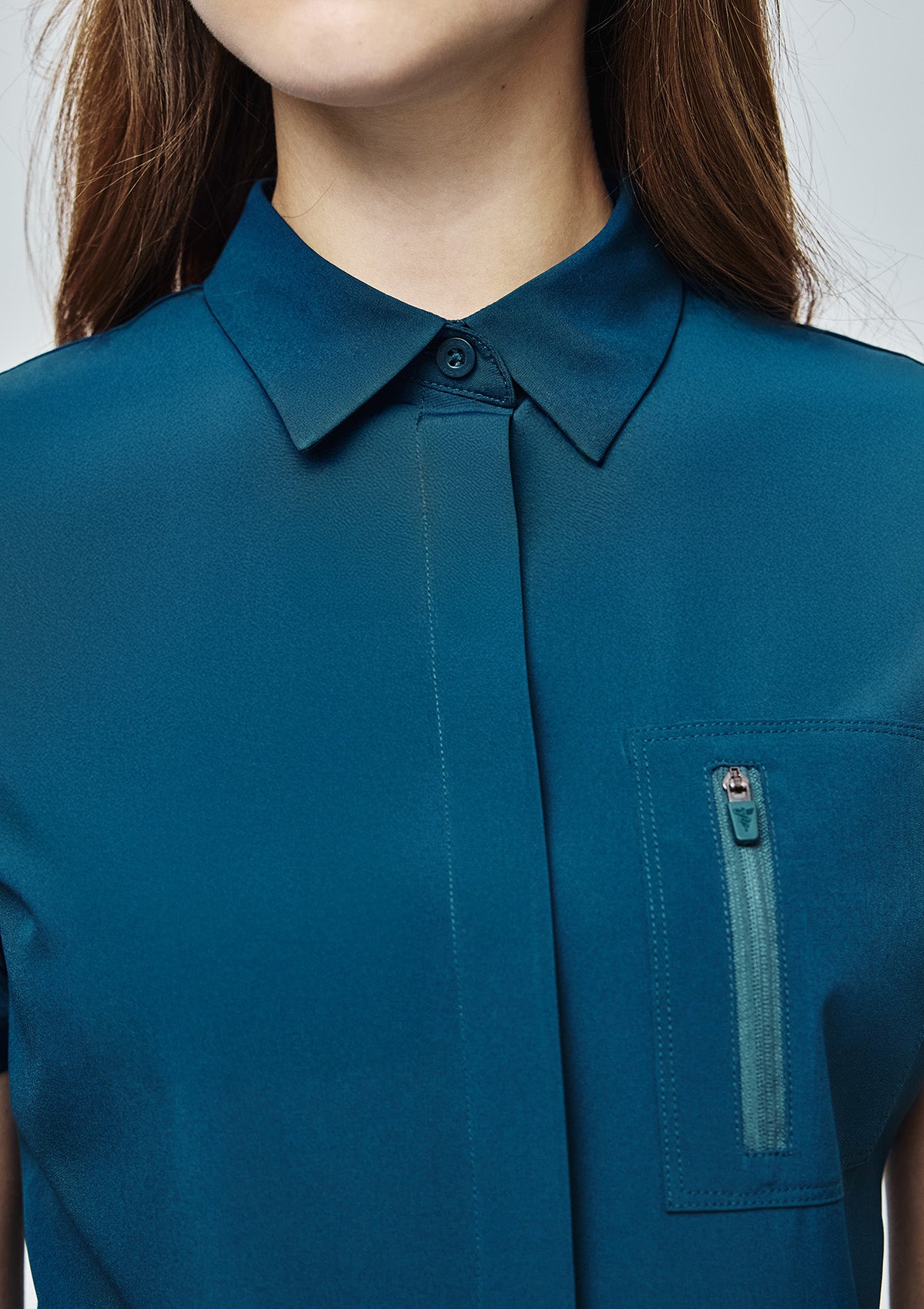 Polo MoveTech® Scrub Top Core+ - Women  / Pacific Tide