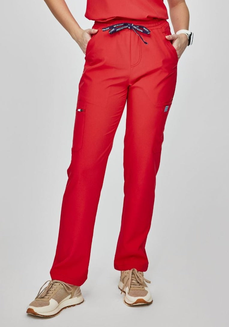Straight Cut MoveTech® Scrub Pants 2.0 - Women / Coral Sunset