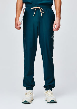 Regular Waistband Jogger MoveTech® Scrub Pants Core+ - Men / Deep Teal