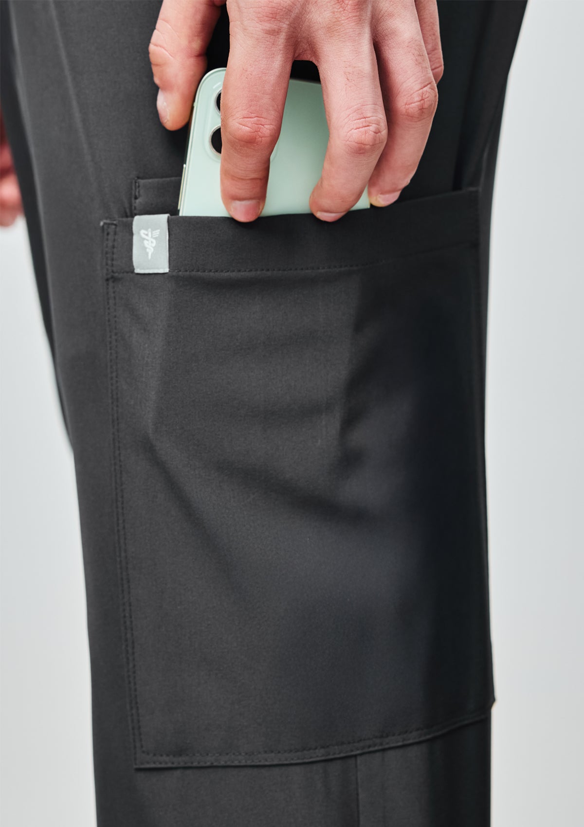 Ribbed Straight Cut MoveTech® Scrub Pants Core+ - Men / Graphite