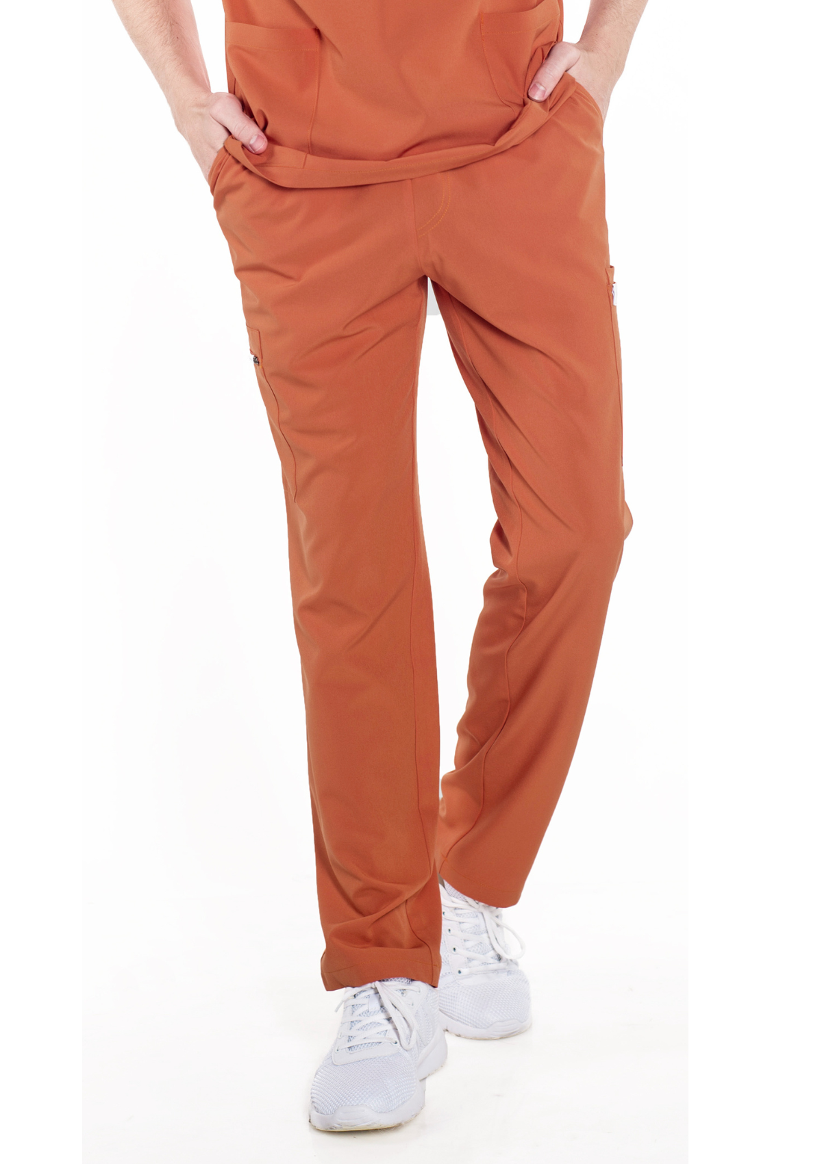 Straight Cut MoveTech® Scrub Pants 2.0 - Men / Passion Orange