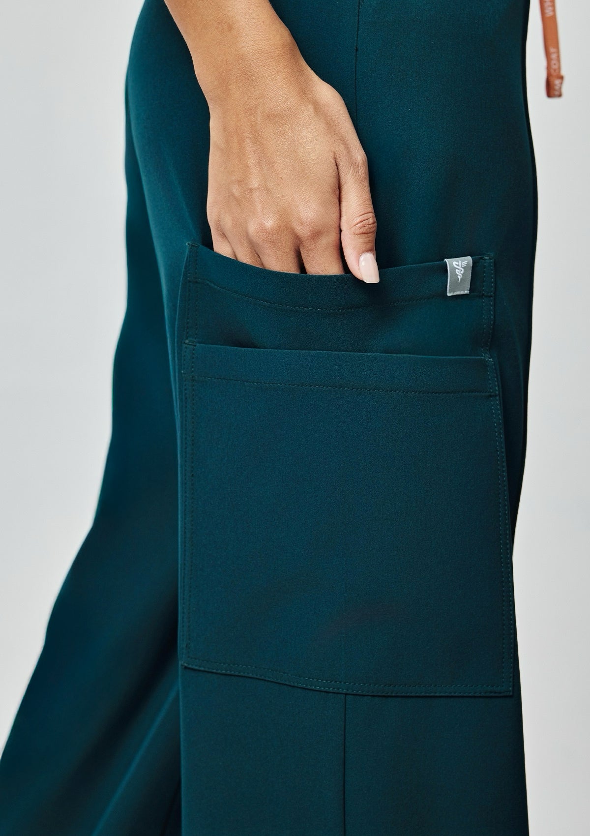 Wide Leg MoveTech® Scrub Pants Core+ - Women / Deep Teal