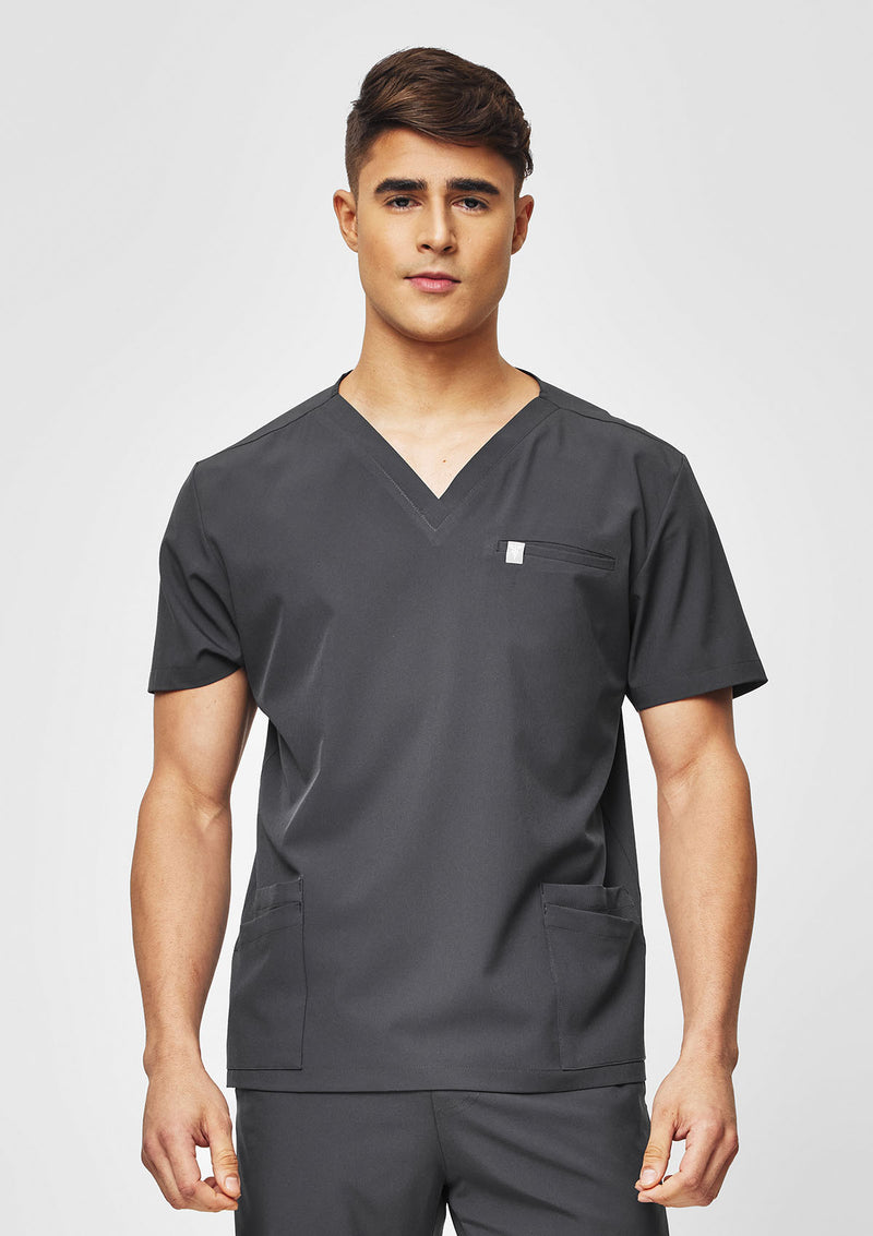 5-Pocket MoveTech® Scrub Top - Men / Graphite