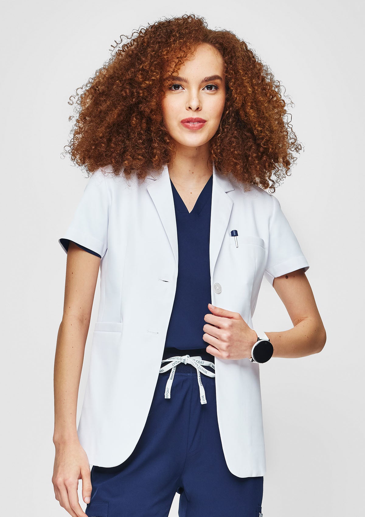 Short Sleeves Blazer Pro+® - Women / White