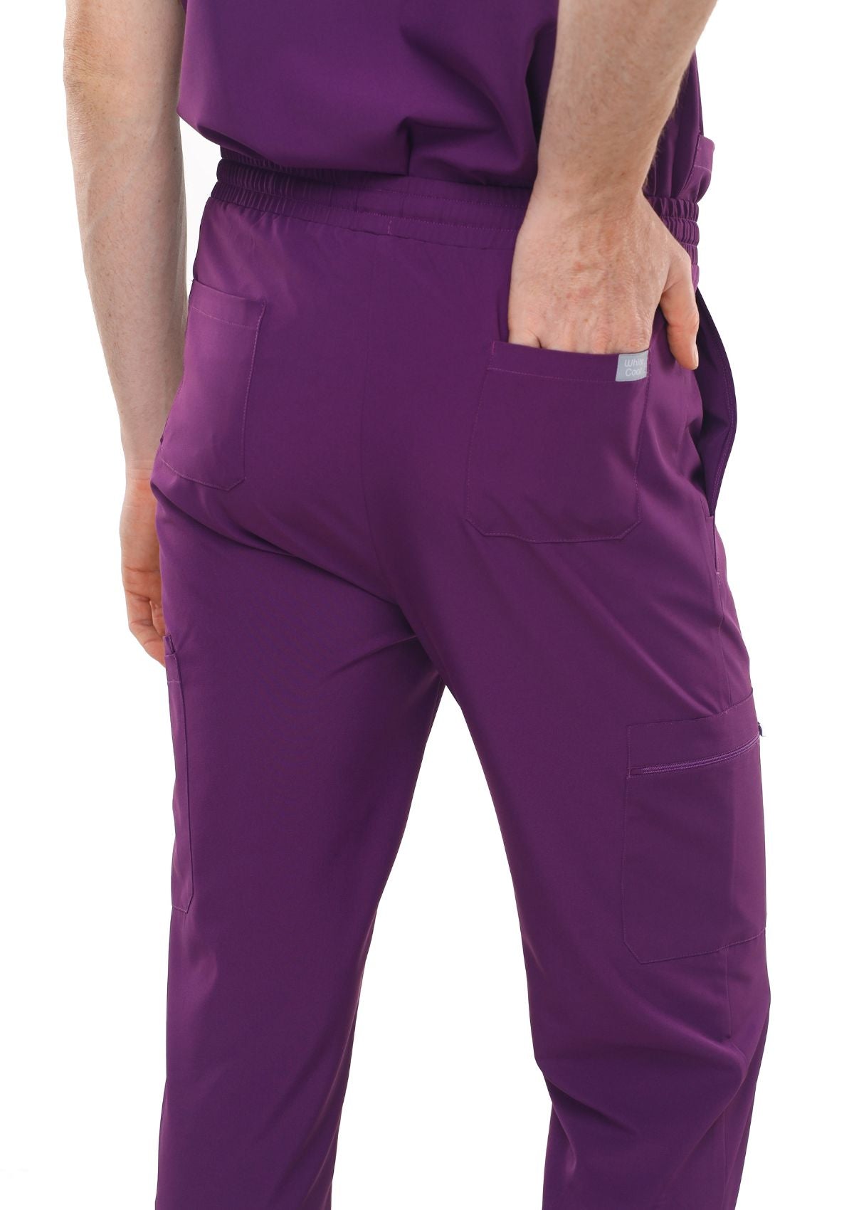 Straight Cut MoveTech® Scrub Pants 2.0 - Men / Plum