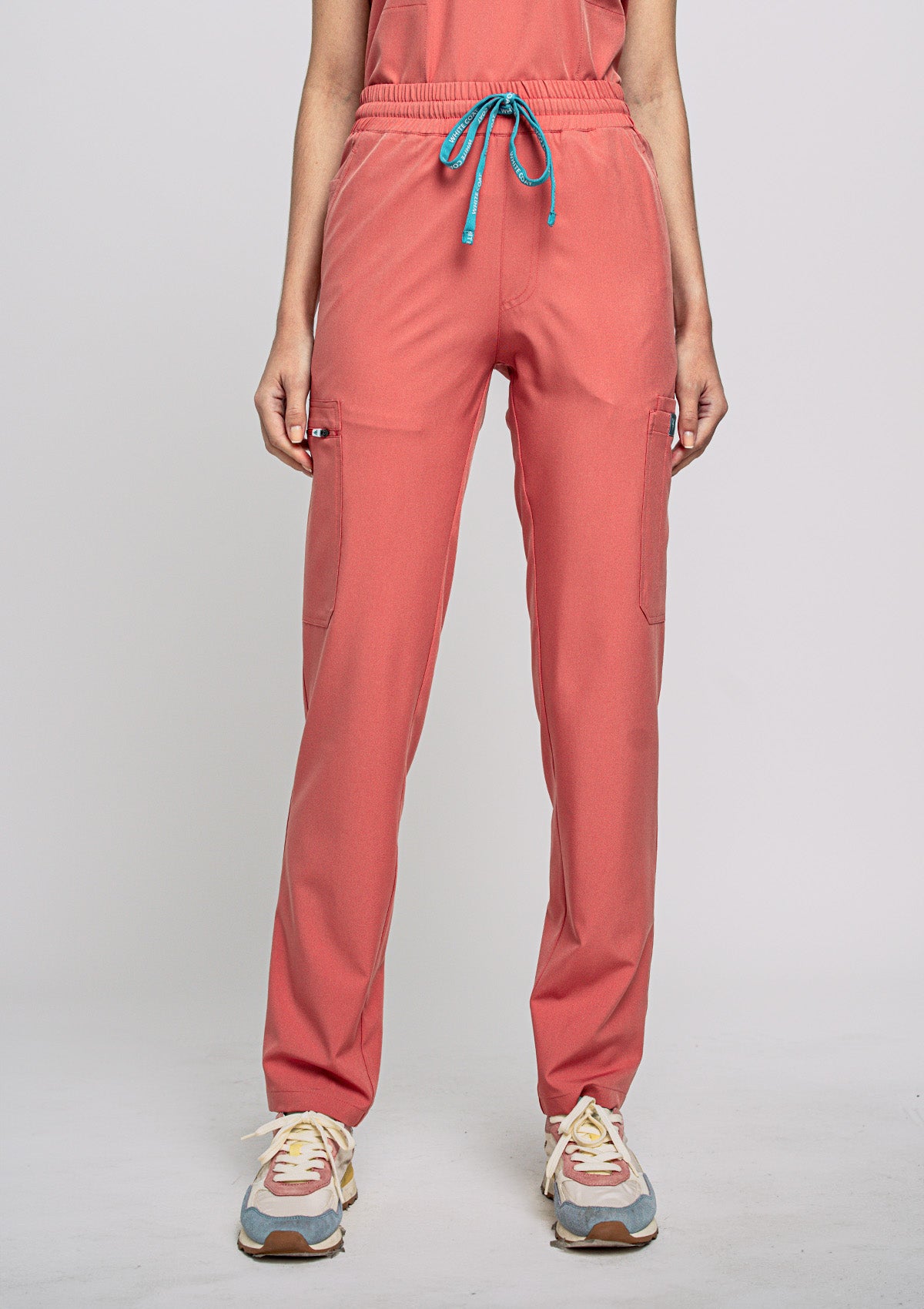 Tapered MoveTech® Scrub Pants - Women / Saffron