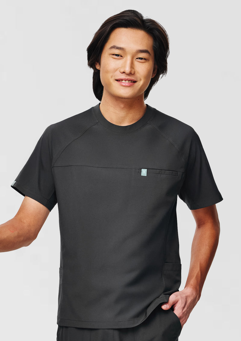 Round Neck MoveTech® Scrub Top Core+ - Men / Graphite