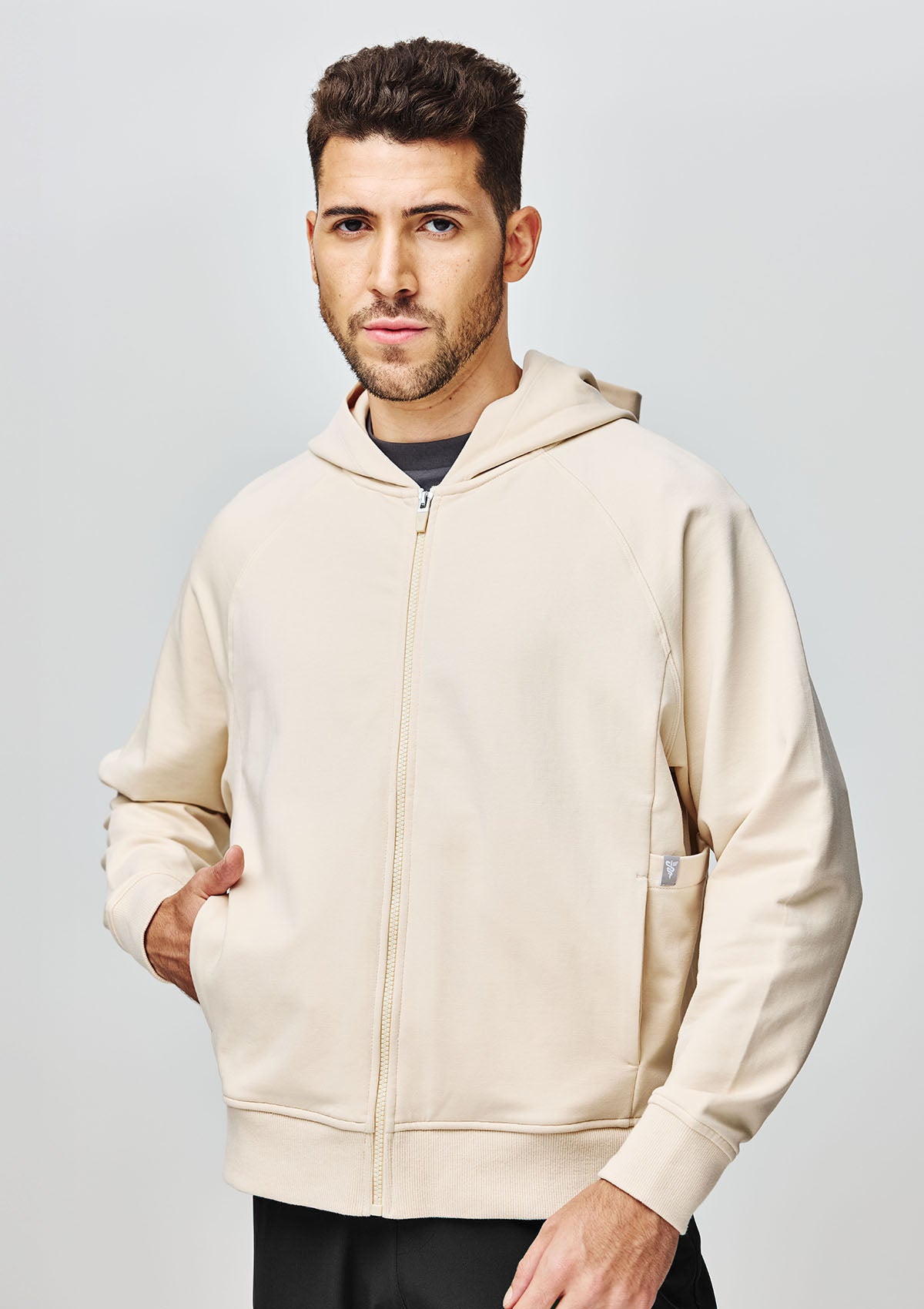 Utility Full Zip Hoodie - Men / Sandstone