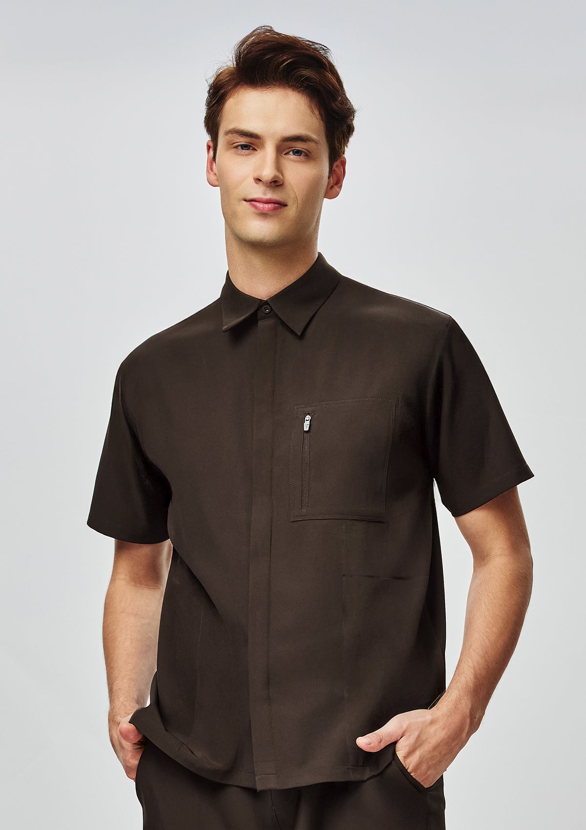 Polo MoveTech® Scrub Top Core+ - Men / Espresso