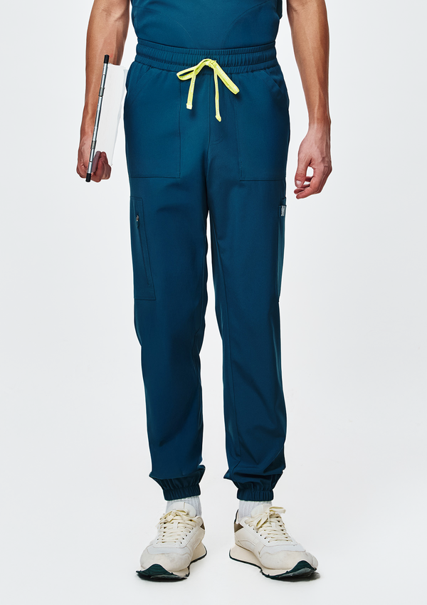 Regular Waistband Jogger MoveTech® Scrub Pants Core+ - Men / Pacific Tide