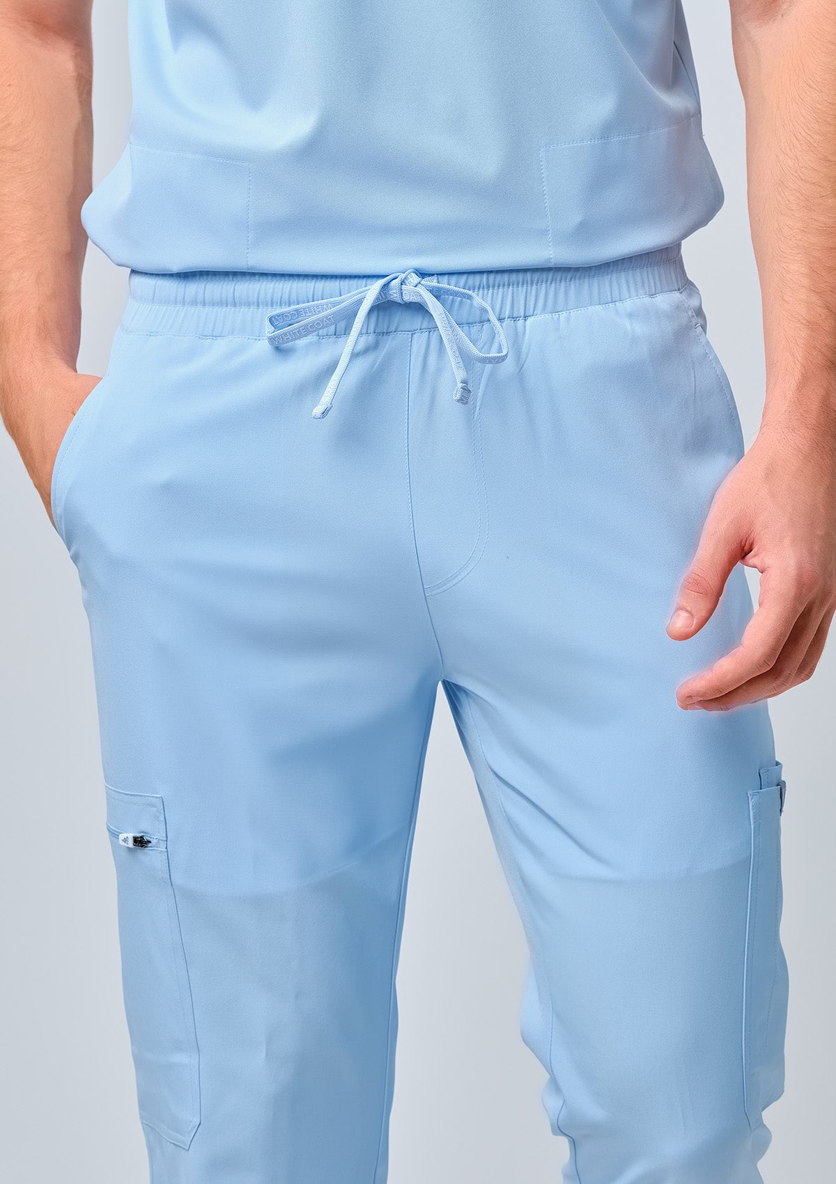 Straight Cut MoveTech® Scrub Pants - Men / Blue Sky