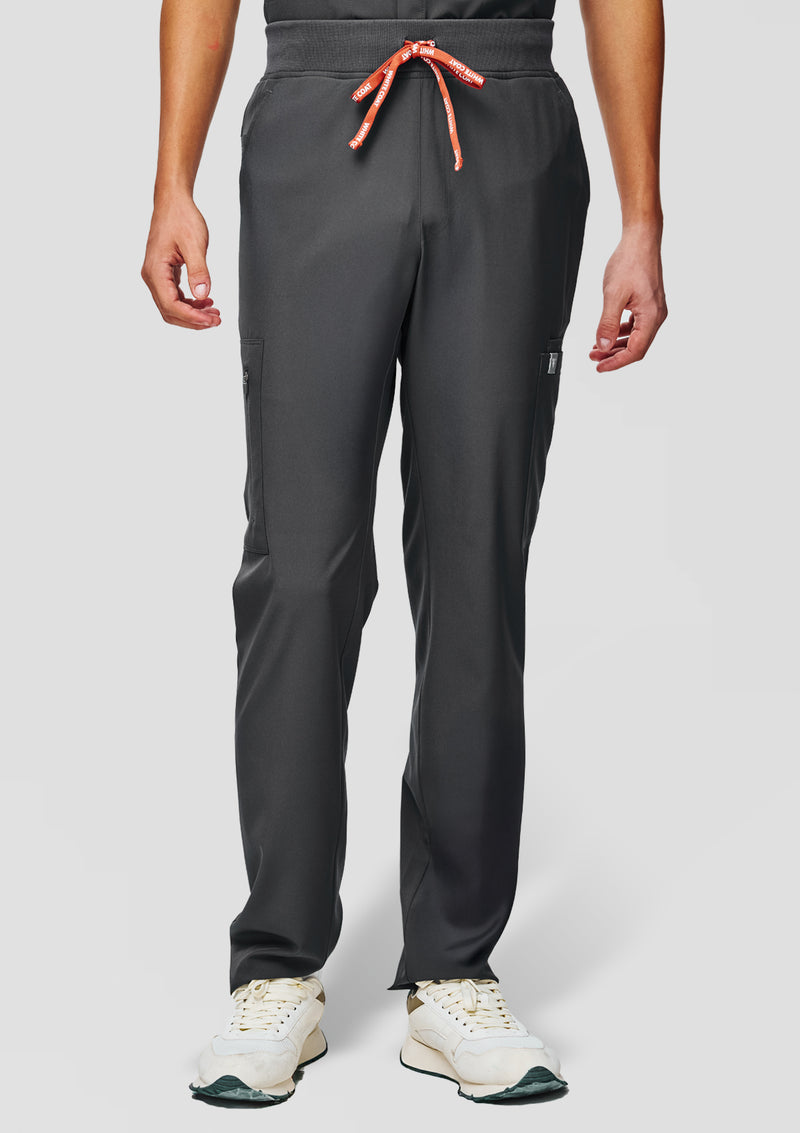 Ribbed Straight Cut MoveTech® Scrub Pants Core+ - Men / Graphite