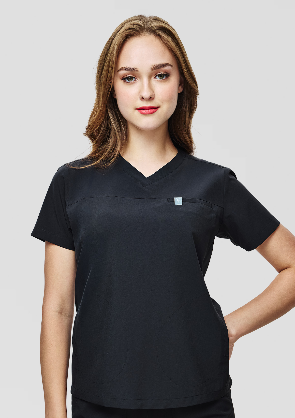 3-Pocket MoveTech® Scrub Top Core+ - Women / So Black
