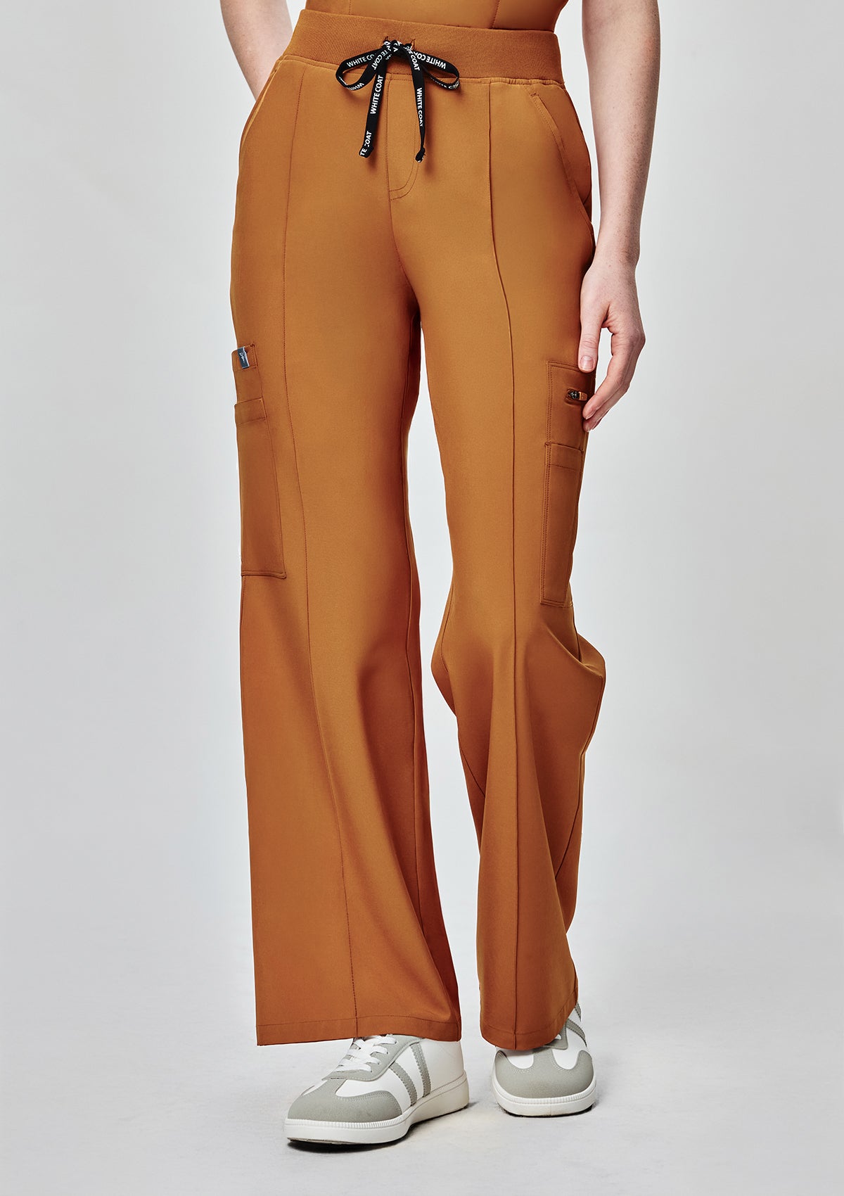 Wide Leg MoveTech® Scrub Pants Core+ - Women / Caramel