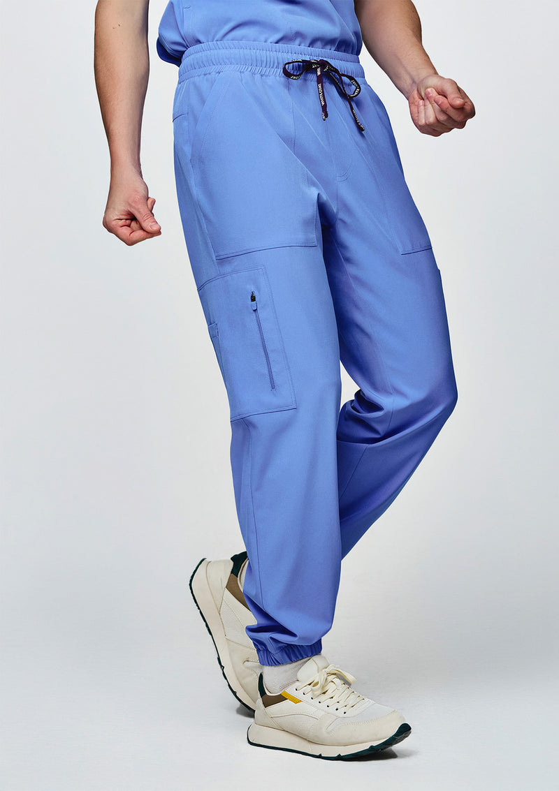 Regular Waistband Jogger MoveTech® Scrub Pants Core+ - Men / Cool Ceil