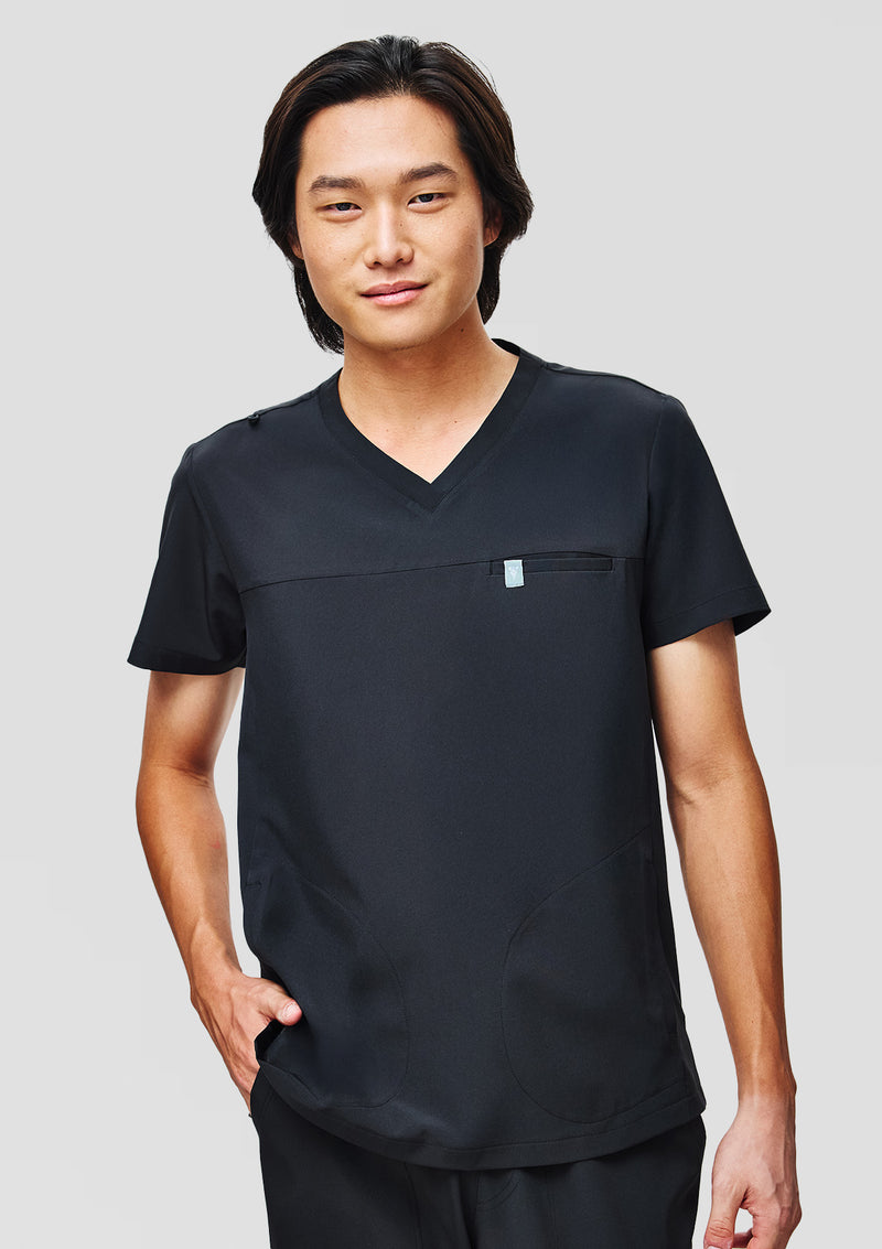 3-Pocket MoveTech® Scrub Top Core+ - Men / So Black