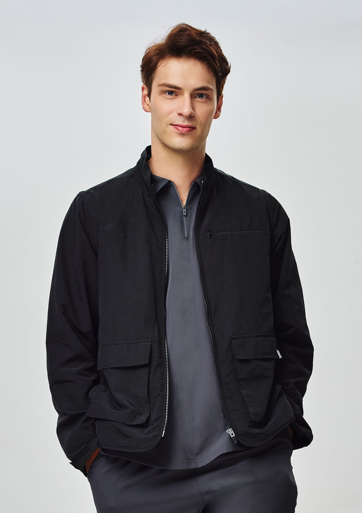 Convertible Jacket - Men / Black