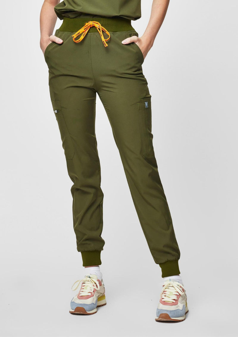 Jogger MoveTech® Scrub Pants - Women / Forest Green