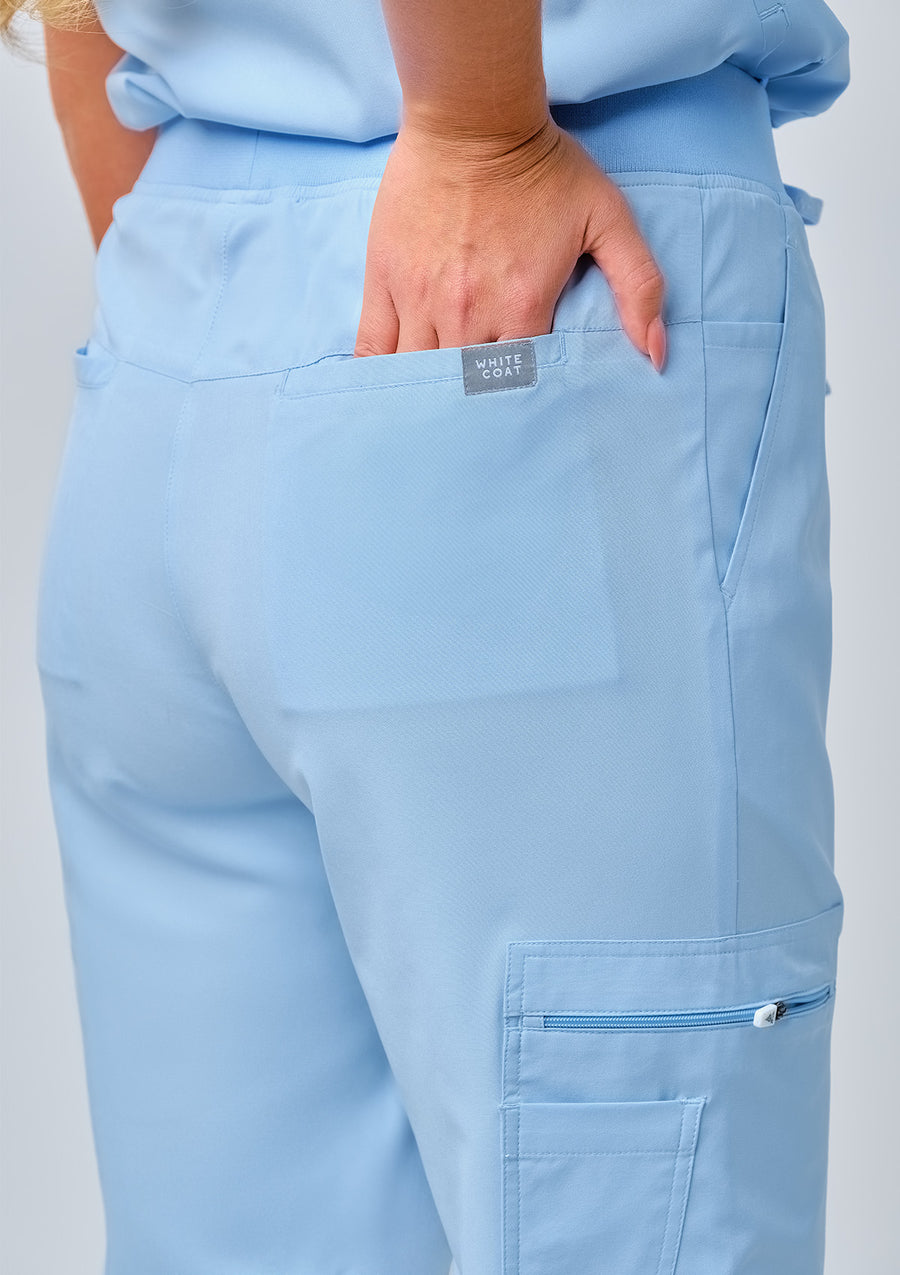 Jogger MoveTech® Scrub Pants - Women / Blue Sky