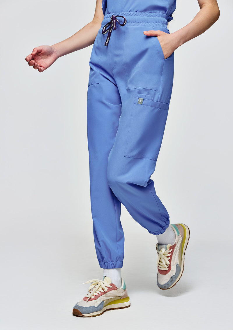 Regular Waistband Jogger MoveTech® Scrub Pants Core+ - Women / Cool Ceil