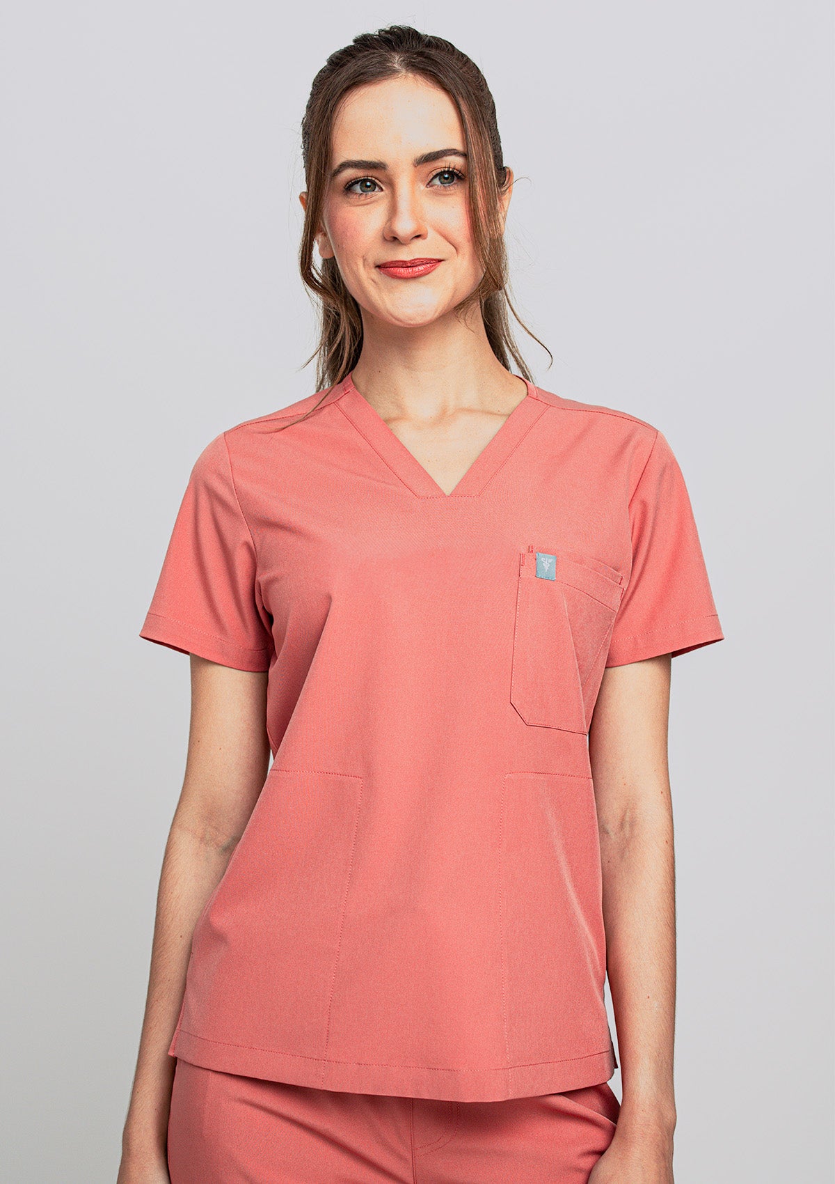 4-Pocket MoveTech® Scrub Top - Women / Saffron