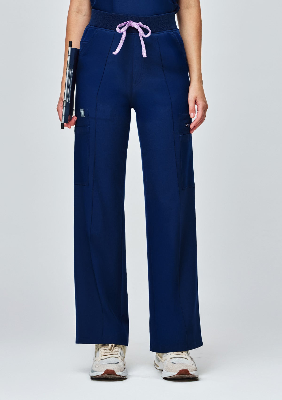 Wide Leg MoveTech® Scrub Pants Core+ - Women / Navy