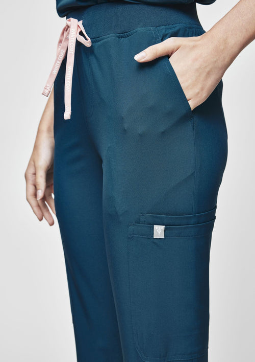 Jogger MoveTech® Scrub Pants - Women / Pacific Tide