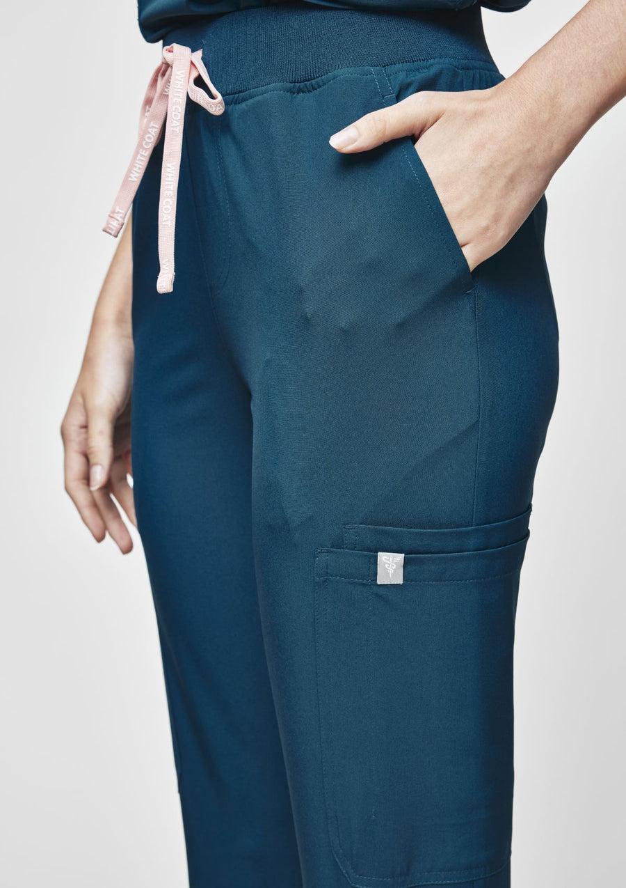 Jogger MoveTech® Scrub Pants - Women / Pacific Tide