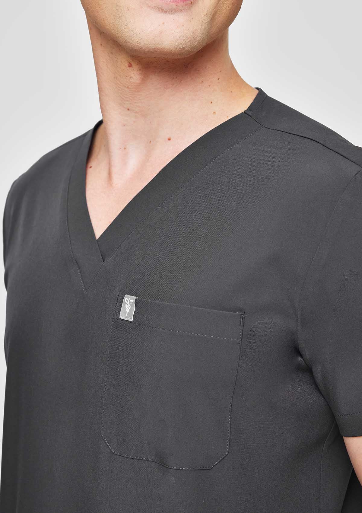 3-Pocket MoveTech® Scrub Top 2.0 - New Logo Men / Graphite