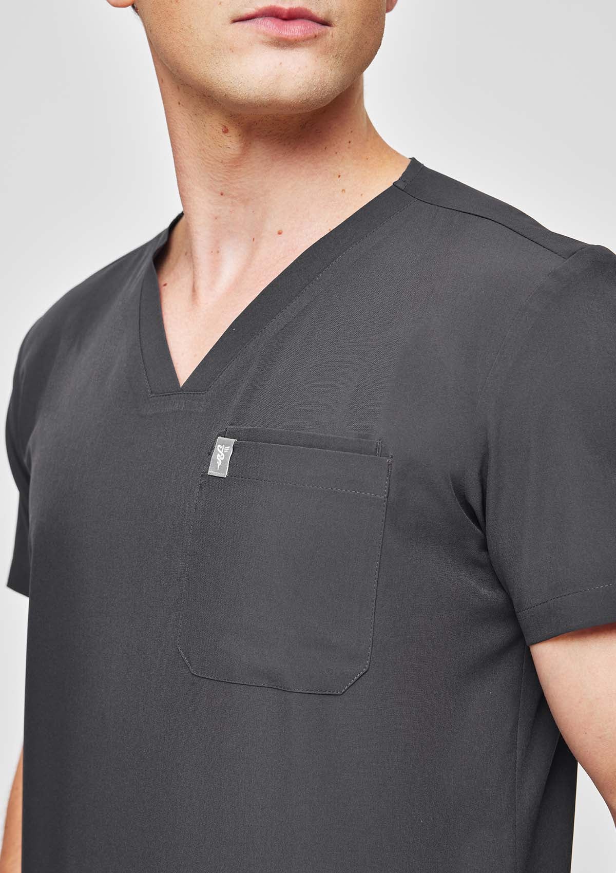 4-Pocket MoveTech® Scrub Top 2.0 - New Logo Men / Graphite