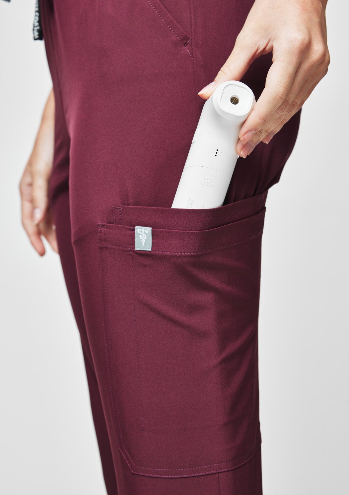 Tapered MoveTech® Scrub Pants - Women / Merlot