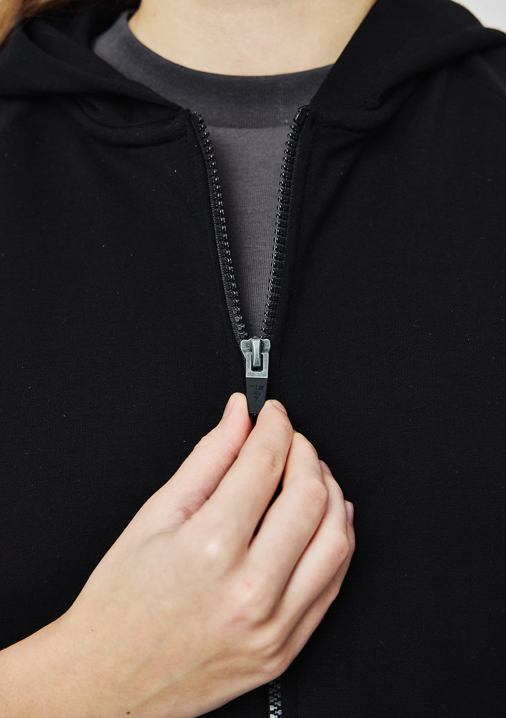 Utility Full Zip Hoodie - Women / Obsidian