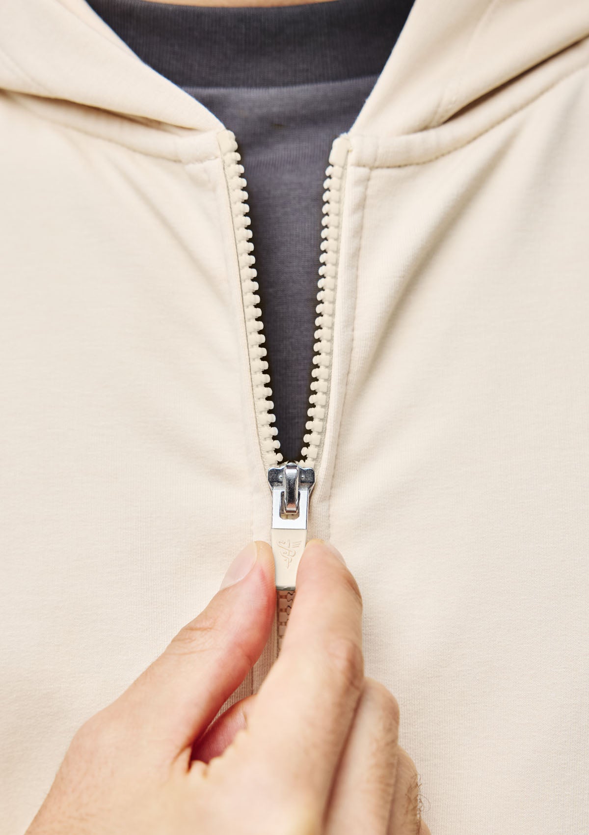 Utility Full Zip Hoodie - Men / Sandstone