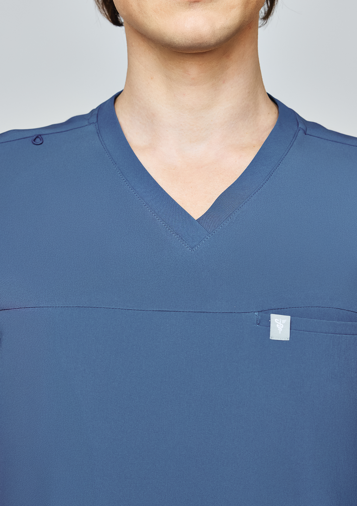 3-Pocket MoveTech® Scrub Top Core+ - Men / Steel Blue