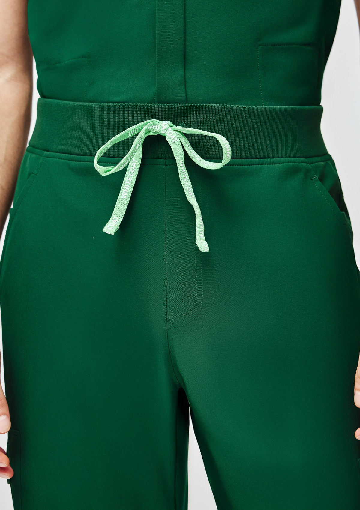 Ribbed Straight Cut MoveTech® Scrub Pants Core+ - Men / Evergreen