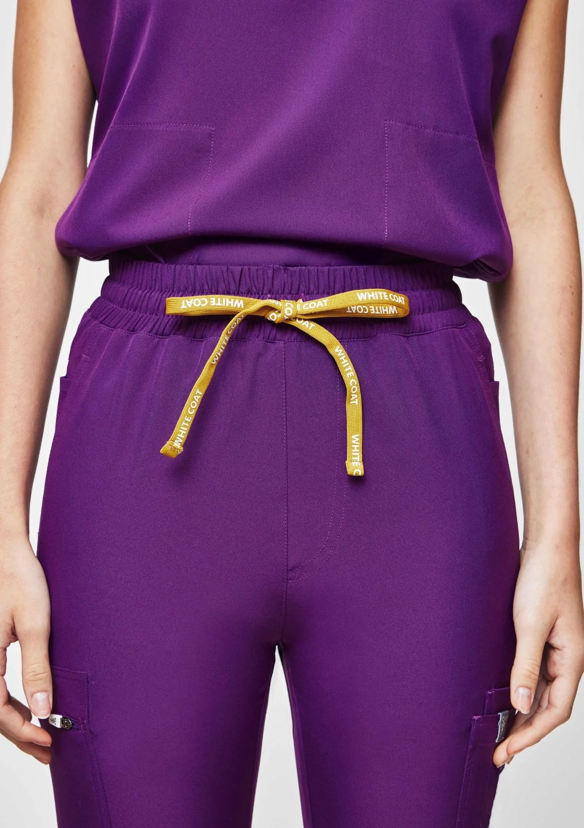 Tapered MoveTech® Scrub Pants - Women / Plum