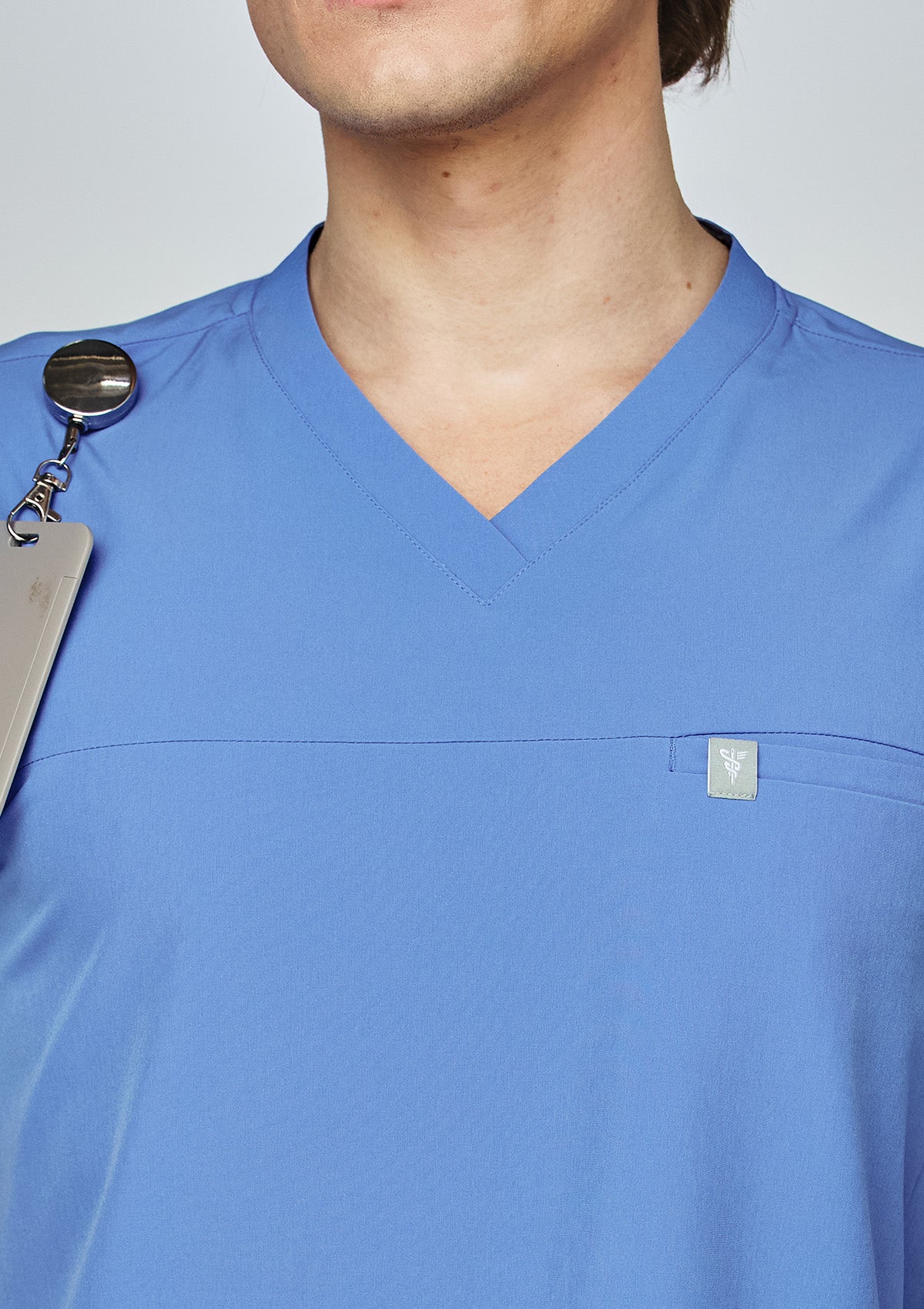 3-Pocket MoveTech® Scrub Top Core+ - Men / Cool Ceil