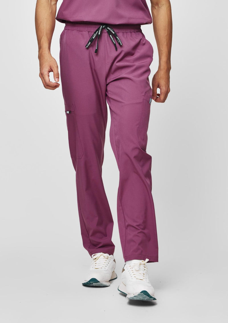 Straight Cut MoveTech® Scrub Pants - Men / Mauve