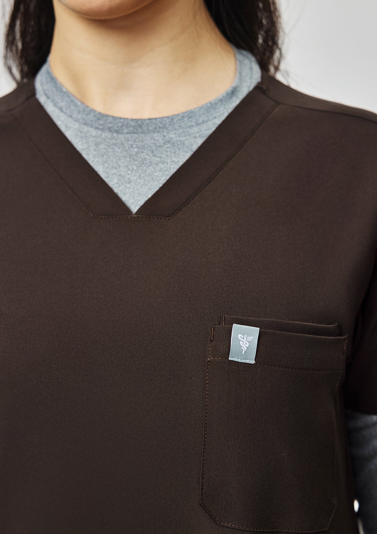 4-Pocket MoveTech® Scrub Top - Women / Espresso
