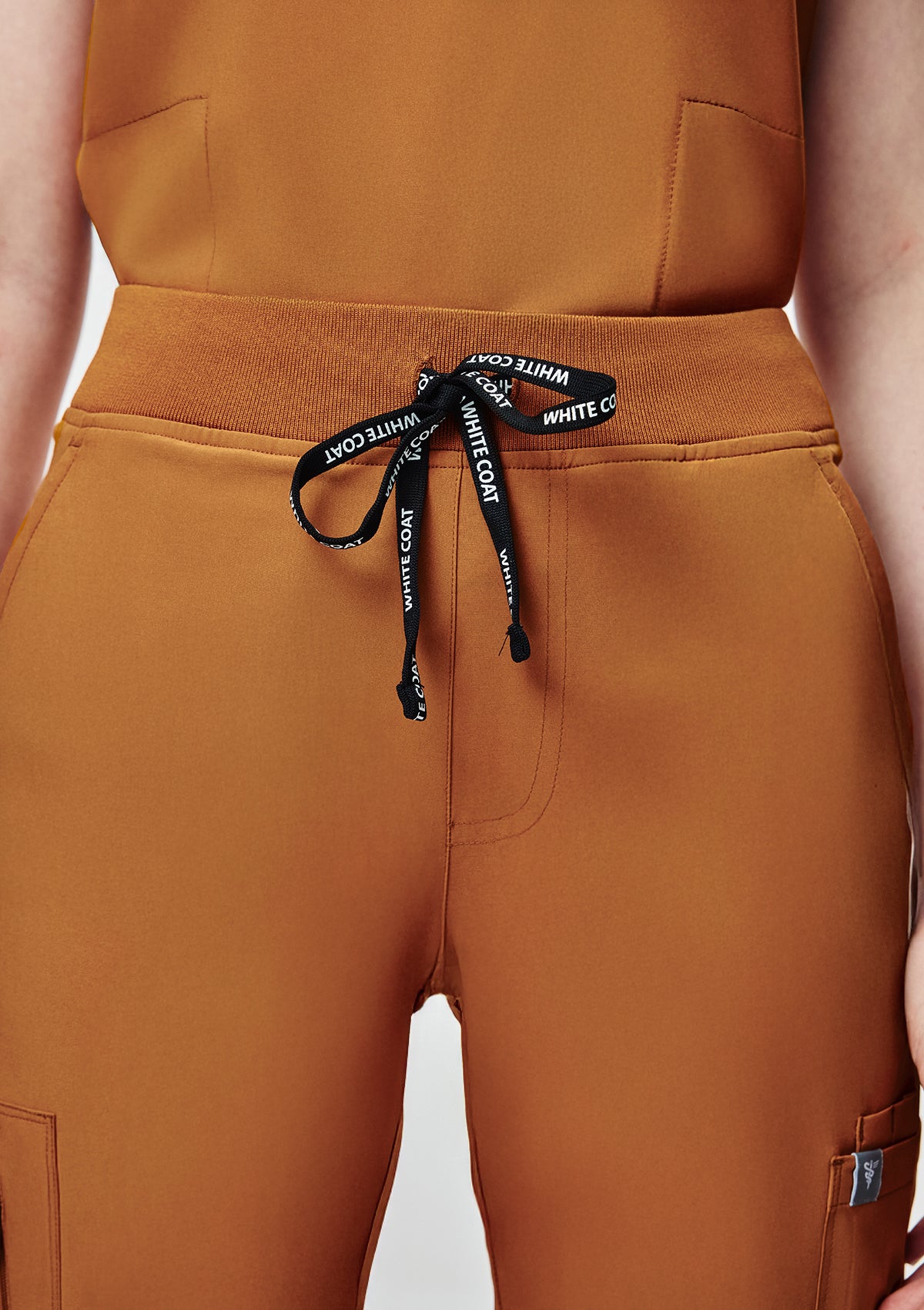 Ribbed Straight Cut MoveTech® Scrub Pants Core+ - Women / Caramel