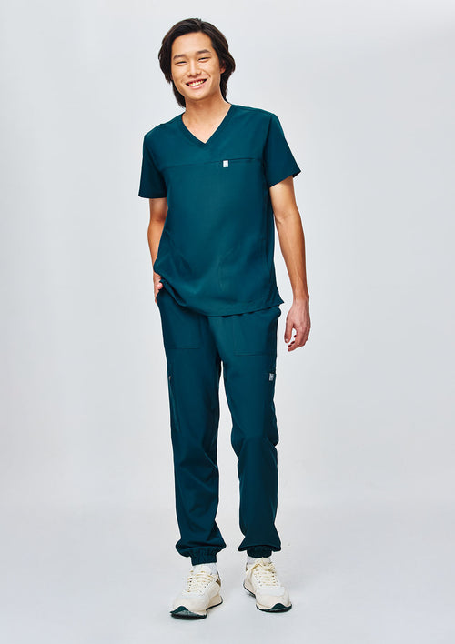 3-Pocket MoveTech® Scrub Top Core+ - Men / Deep Teal