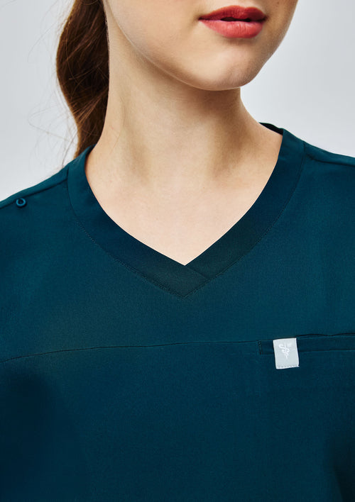 3-Pocket MoveTech® Scrub Top Core+ - Women / Deep Teal