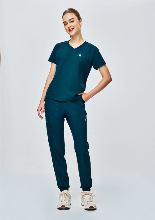 3-Pocket MoveTech® Scrub Top Core+ - Women / Deep Teal